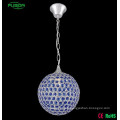 Lampe suspension pendentif en cristal à main légère